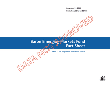 Baron Emerging Markets Fund