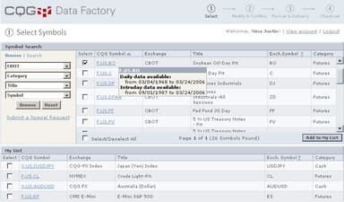 CQG Data Factory