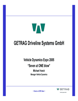 GETRAG Driveline Systems