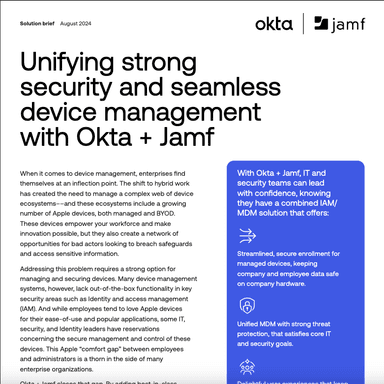 Okta + Jamf