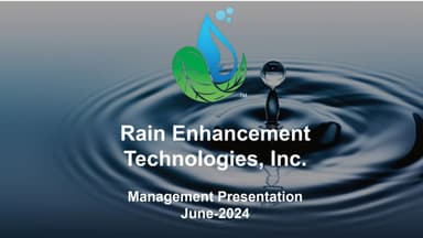 Rain Enhancement Technologies