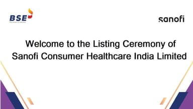 SANOFI CONSUMER HEALTHCARE INDIA LIMITED