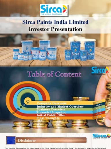 Sirca Paints Limited