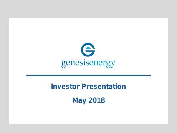 05.22-FLORIDA.C-3.40pm-Genesis-Energy-LP-GEN-MEIC-2018