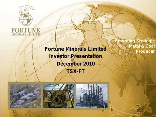 101206_Fortune_Minerals_Investor_Presentation