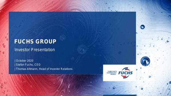 131020_FUCHS_Investor_Presentation