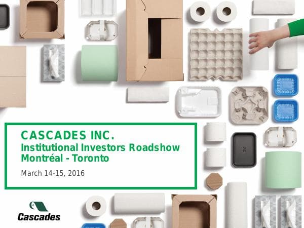14-15mars2016InstitutionalInvestorsRoadshowMontreal-Toronto