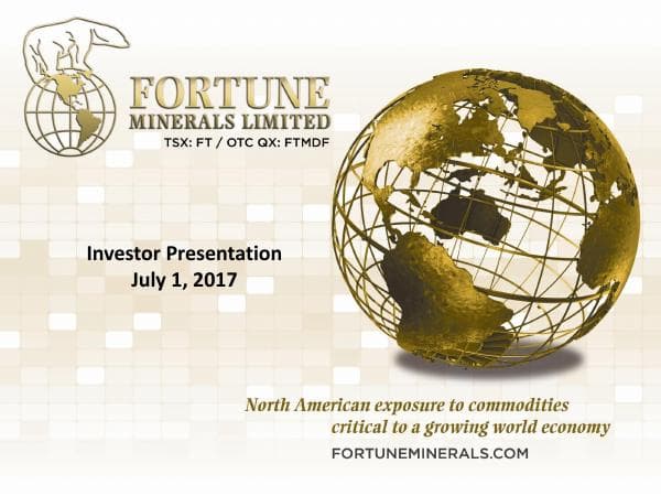 170701-Fortune-Minerals-Investor-Presentation