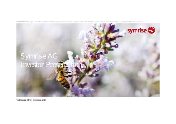 191111_Symrise_IR_presentation_final_RS_West_Coast