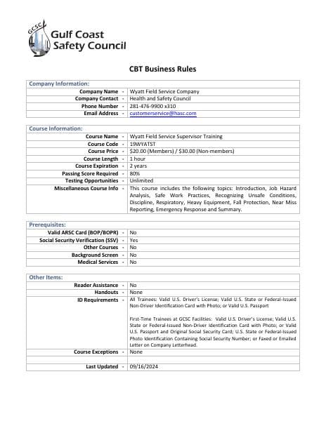 19WYATST%20-%20Wyatt%20Field%20Service%20Supervisor%20Training
