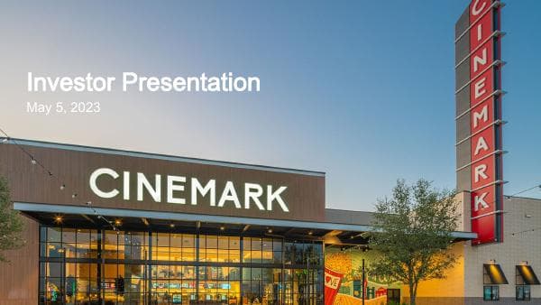 1Q+2023+Cinemark+Investor+Presentation