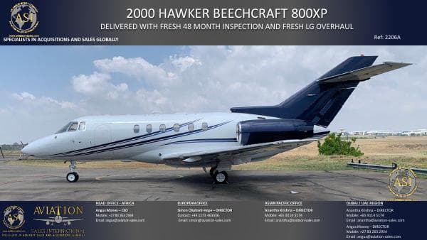 2000-Hawker-Beechcraft-800XP-ref.2206A-new-new-ASI-Specification