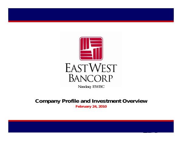 2010-KBW-Bank-Conference-Presentation