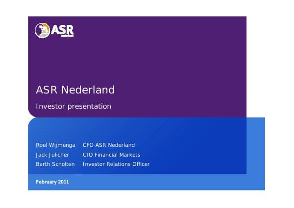 20110202-investor-presentation-asr-nederland