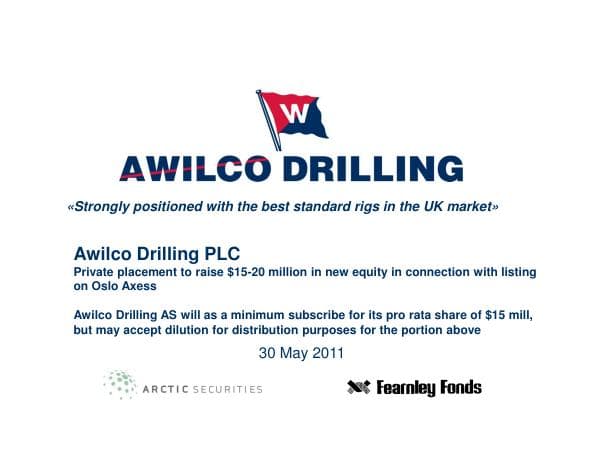 20110530_AWDR_Investor_Presentation_Final