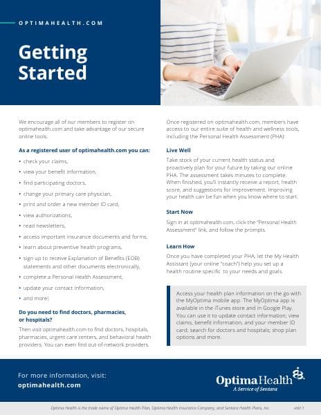 2019-Getting-Started-w-Optima-Health