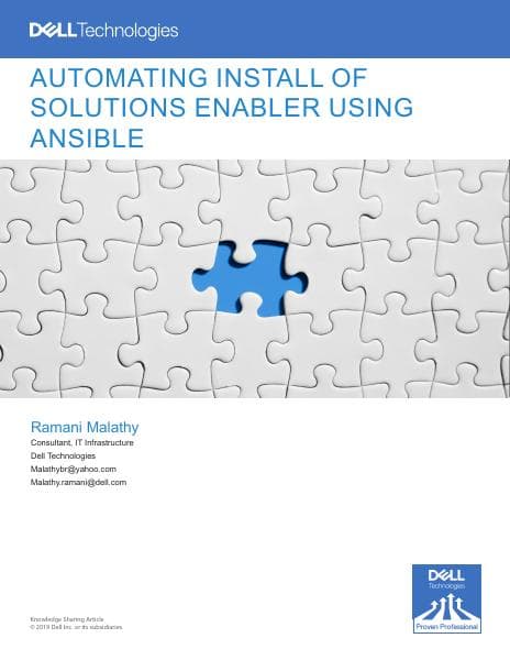 2019KS_Malathy-Automating_install_of_Solutions_Enabler_using_Ansible