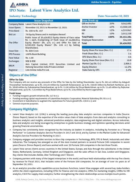 2021-11-10_6235_Latent%20View%20Analytics%20Ltd._IPO%20Note