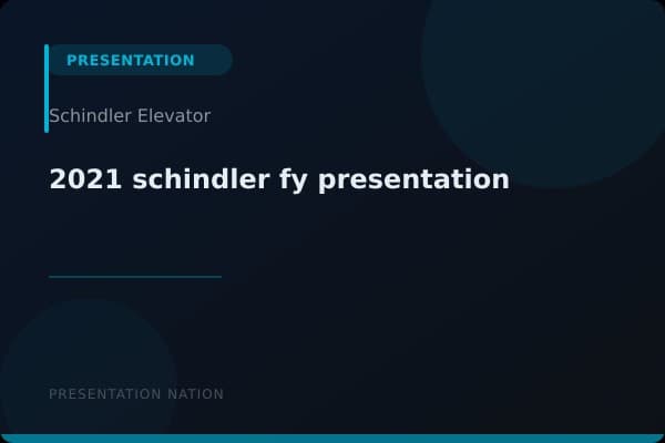2021-schindler-fy-presentation