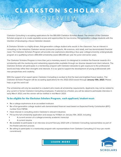 2022-2023-Clarkston-Scholars-Overview