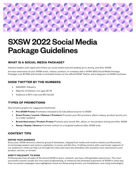 2022-SXSW-Social-Media-Guidelines