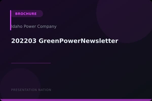 202203_GreenPowerNewsletter