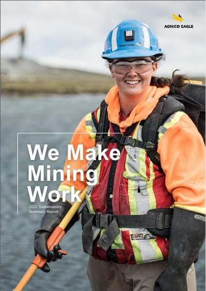 2022AgnicoEagleSustainabilitySummaryReport