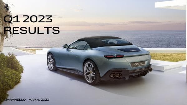 2023_05_04 - Ferrari - Q1 2023 Results Presentation