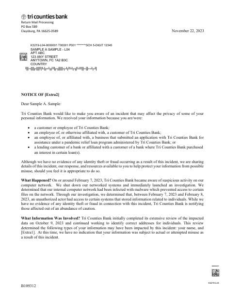 2023-11-22%20Tri%20Counties%20Bank%20Data%20Breach%20Notice%20to%20Consumers