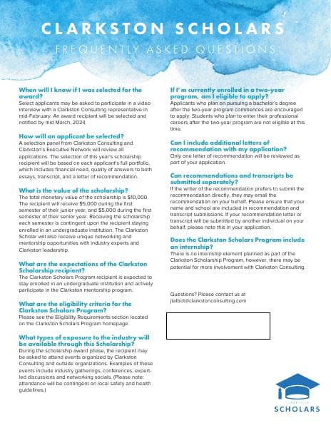 2023-2024-Clarkston-Scholars-FAQ