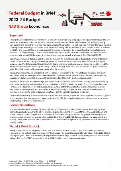 2023-24-Budget-Economic-Commentary