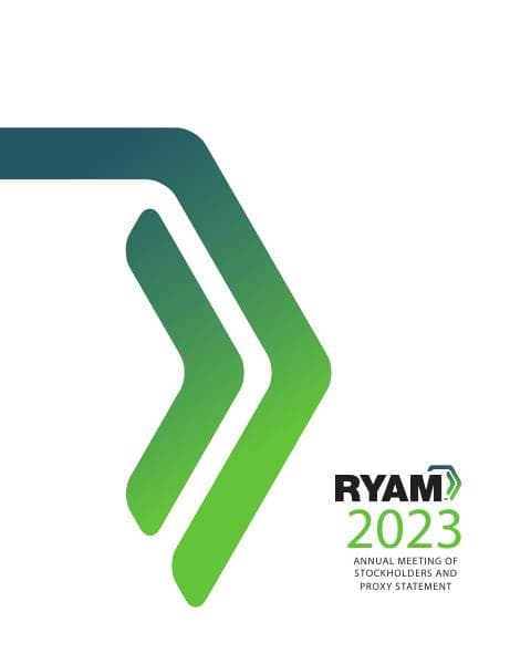 2023.03.29 RYAM Proxy Statement Final Bookmarked PDF