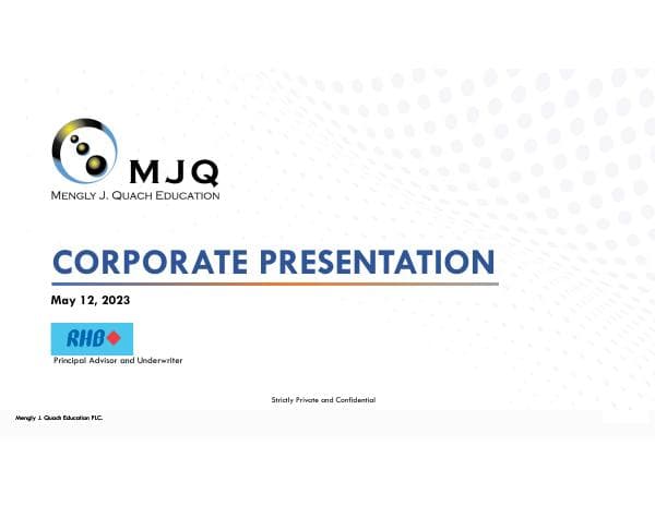 20230512_MJQE_Corporate_Presentation_Public_Roadshow_Aeon_II_English