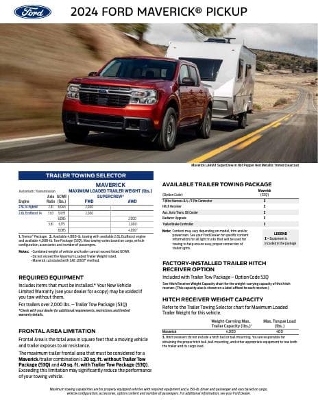 2024-Ford-Maverick-Towing-Guide