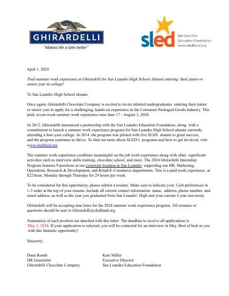2024-Ghirardelli-Intern-Info