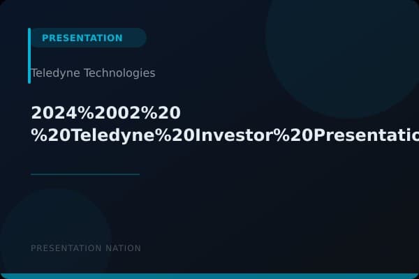 2024%2002%20-%20Teledyne%20Investor%20Presentation