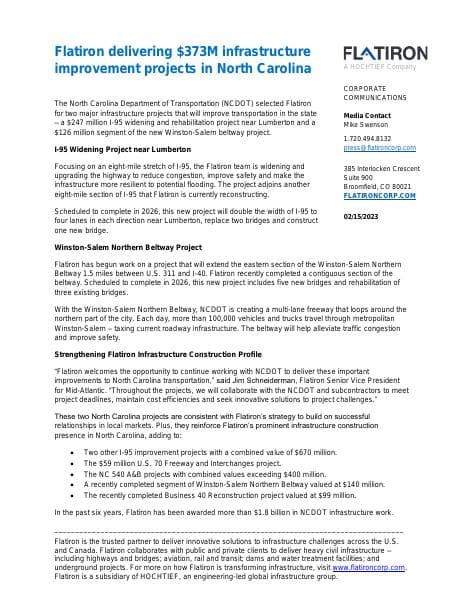 230215_Flatiron_infrastructure_North_Carolina