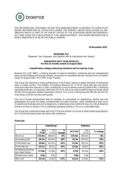231129-H1-FY24-Braemar-Interims-FINAL