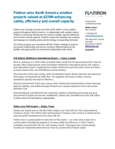 240326_Flatiron_North_America_aviation_projects