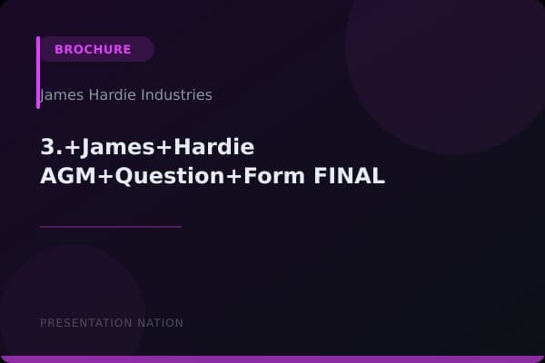3.+James+Hardie_AGM+Question+Form_FINAL