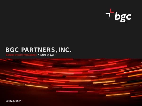 3Q2015-GENERAL-Investor-Presentation-v-Final