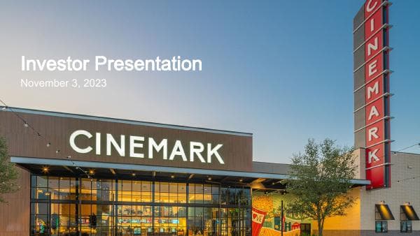 3Q23+Cinemark+Investor+Presentation