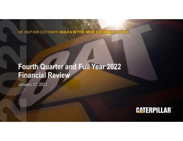 4Q-2022-Caterpillar-Inc-Earnings-Presentation