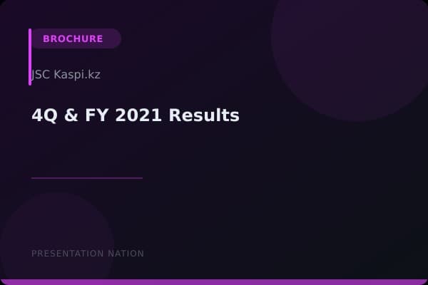 4Q & FY 2021 Results