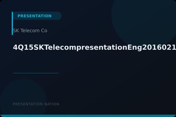 4Q15SKTelecompresentationEng20160216