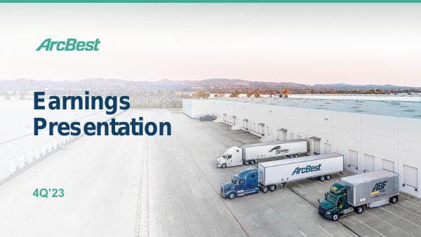 4Q23_ARCB_Earnings_Presentation