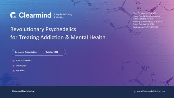 635991efaa2f7b2d88b090ee_Clearmind%20Deck%20IPO%202022-10-24