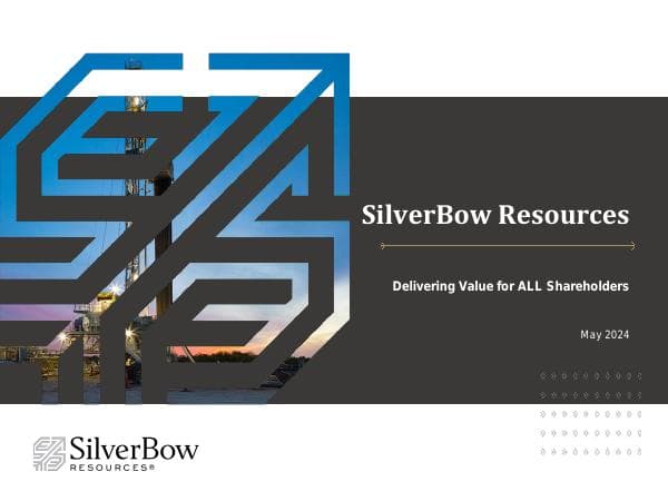 6632ad847035b16ab7222201_SilverBow%20Investor%20Presentation