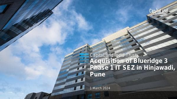 790737_3.%20Acquisition%20of%20BlueRidge%203%20Phase%201_Investor%20Presentation