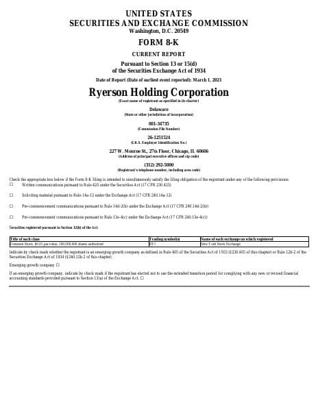 8-k-ryerson-03012021